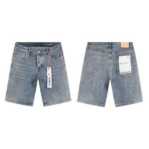 Men's Blue Denim Shorts